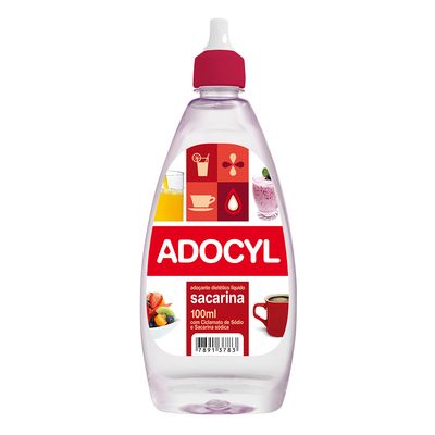 Adoçante Líquido Adocyl Sacarina 100ml Menor preço em Adoçante Líquido Adocyl Sacarina 100ml