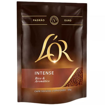 Café Solúvel L'or Intense 50g Menor preço em Café Solúvel L'or Intense 50g