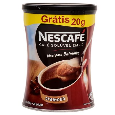 Café Solúvel Nescafé Pó Fino Leve 200g Pague 180g Menor preço em Café Solúvel Nescafé Pó Fino Leve 200g Pague 180g