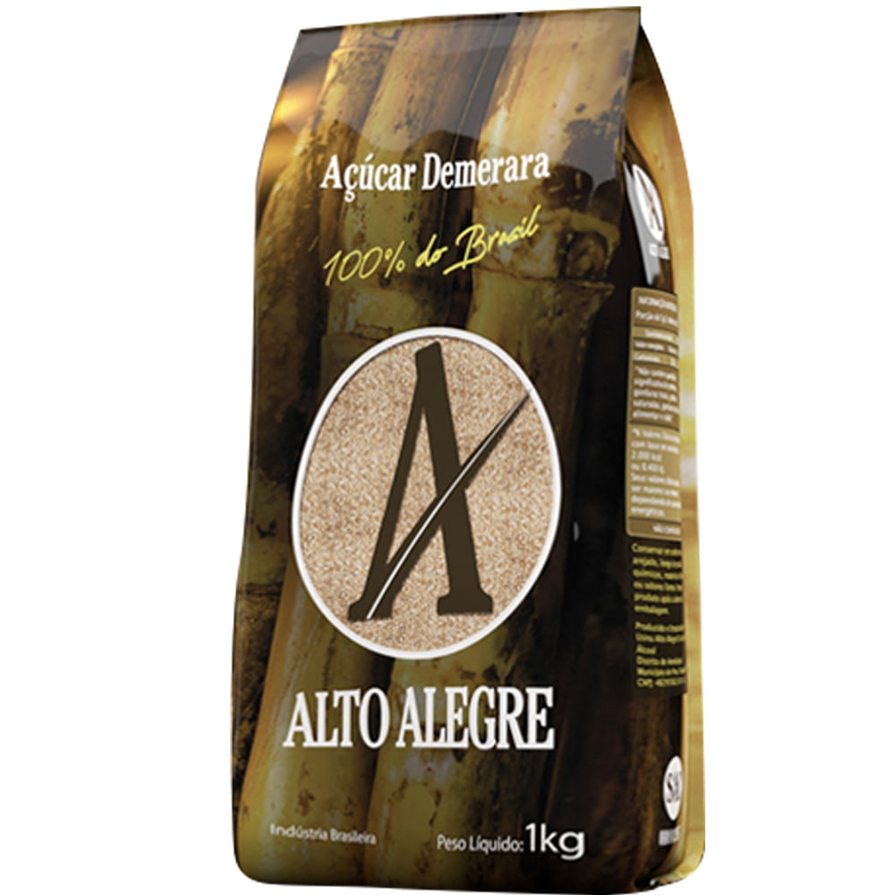 Açúcar Demerara Alto Alegre 1kg