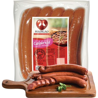 Linguiça Perdigão Calabresa Granel Kg Super Muffato Delivery