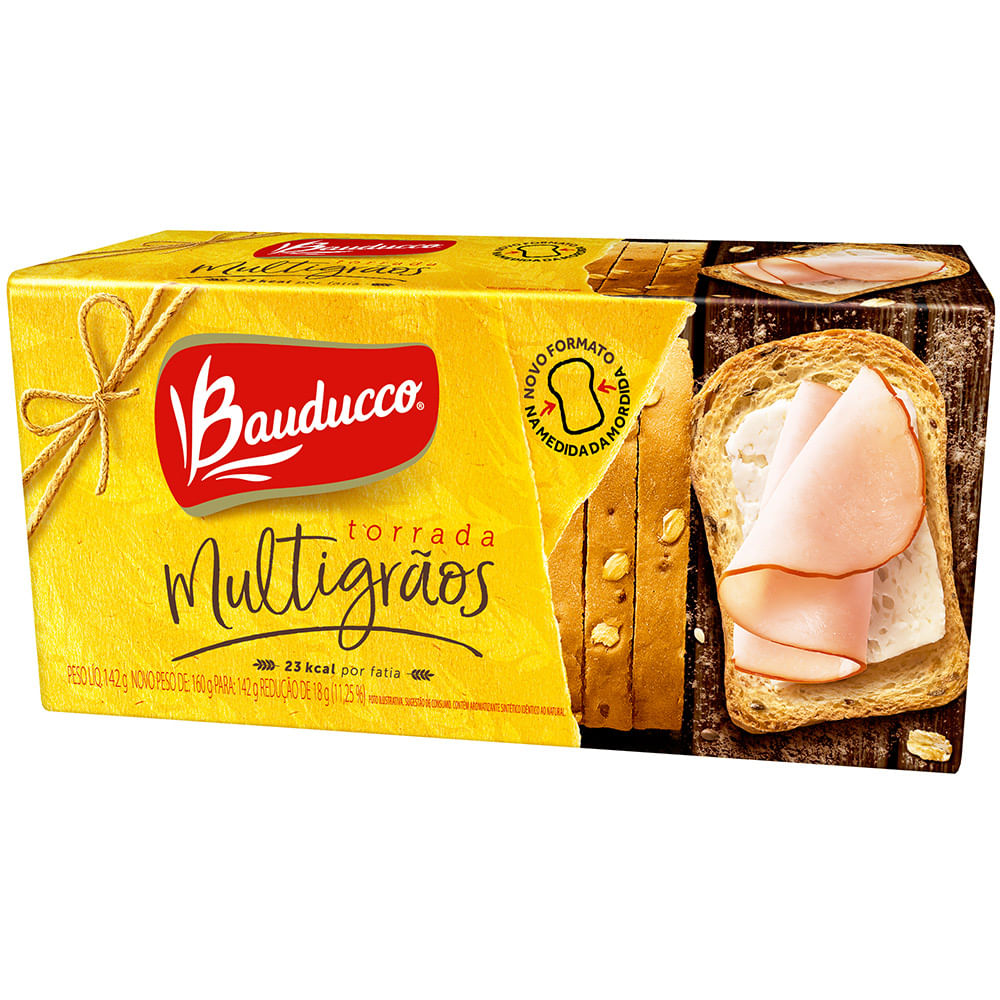 Torrada Tradicional Bauducco 142g : : Alimentos e Bebidas