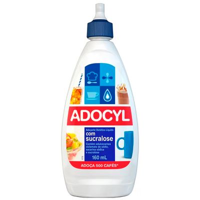 Adoçante Liquido Adocyl Sucralose 160ml Menor preço em Adoçante Liquido Adocyl Sucralose 160ml