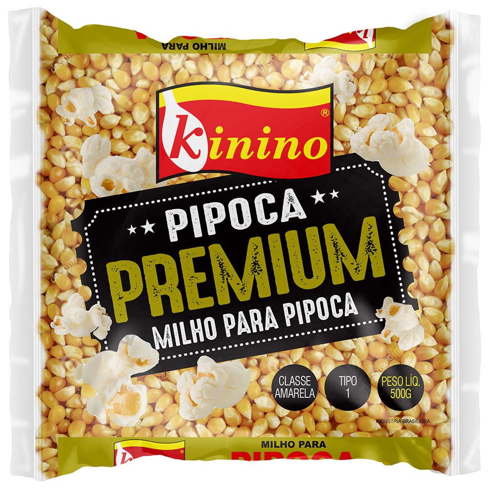 Milho para Pipoca Kinino Popcorn 500g