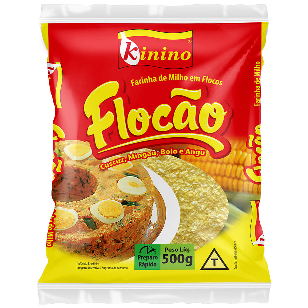 Farinha de Milho Kinino Flocão 500g