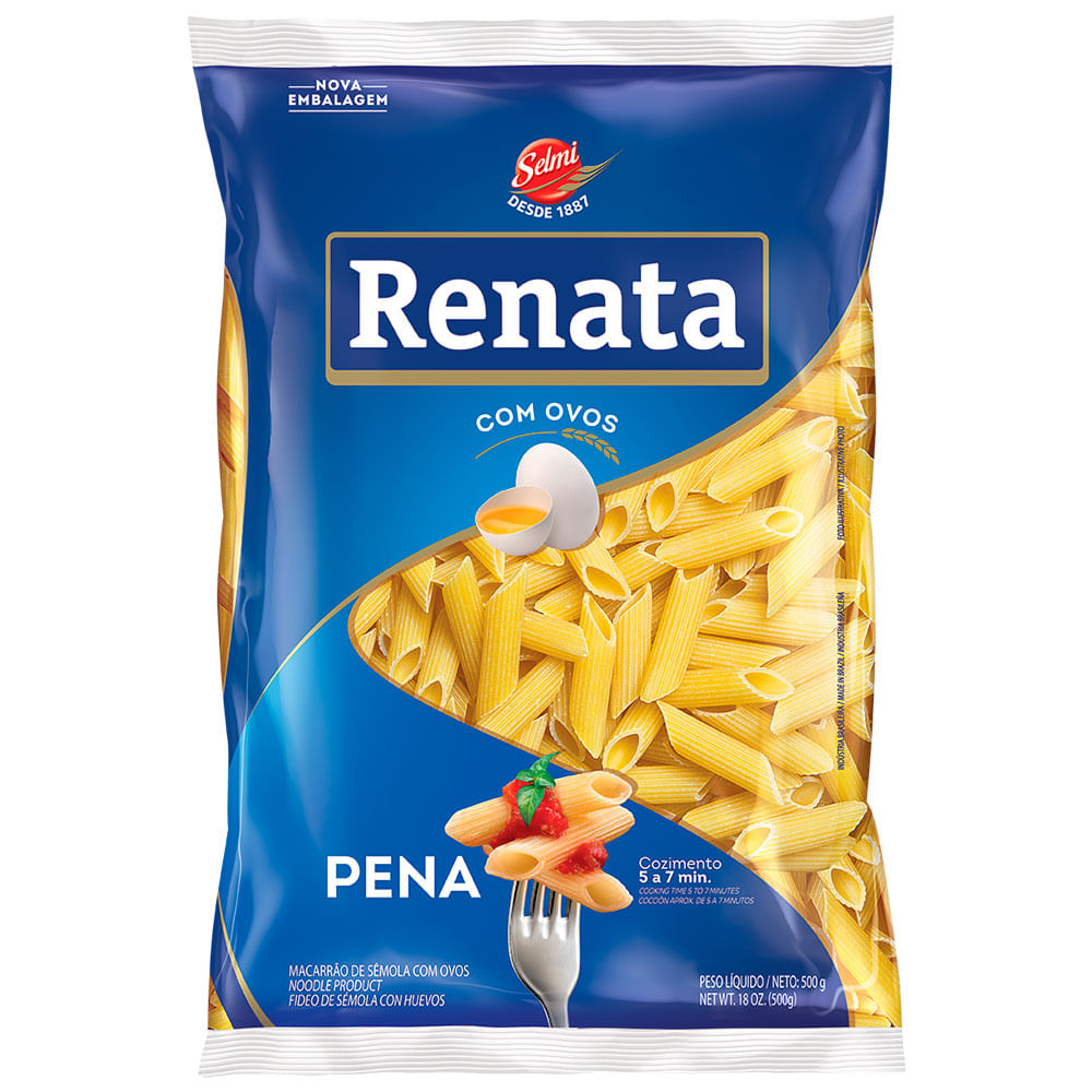 Macarrão Renata com Ovos Pena 500g