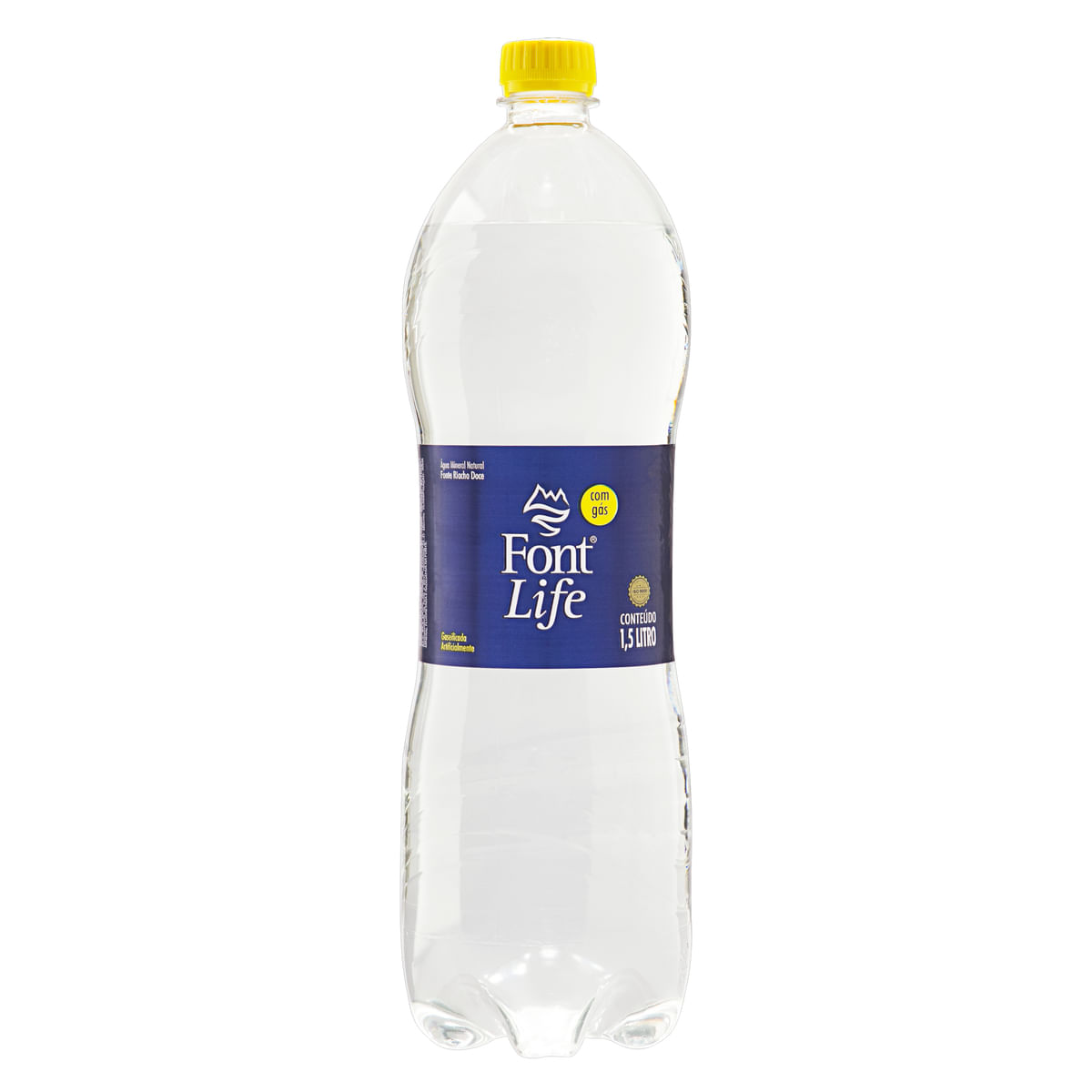 Água Mineral Font Life Natural Com Gás 1,5L