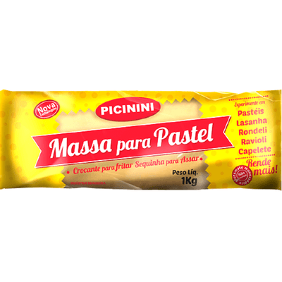 Massa De Pastel Picinini 1kg - Super Muffato Delivery