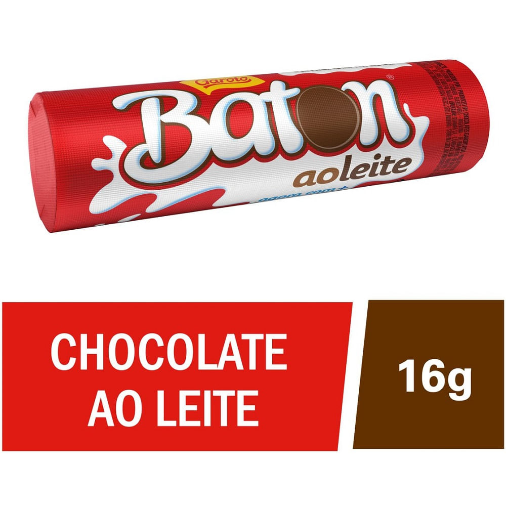 Chocolate Garoto Baton ao Leite 16g