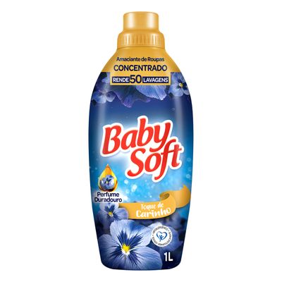 Amaciante Concentrado Baby Soft Toque de Carinho 1L Menor preço em Amaciante Concentrado Baby Soft Toque de Carinho 1L