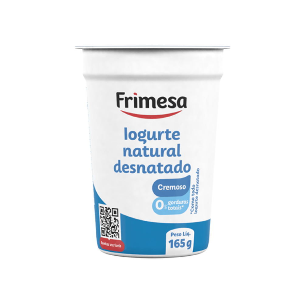 Iogurte Frimesa Natural Desnatado 165g