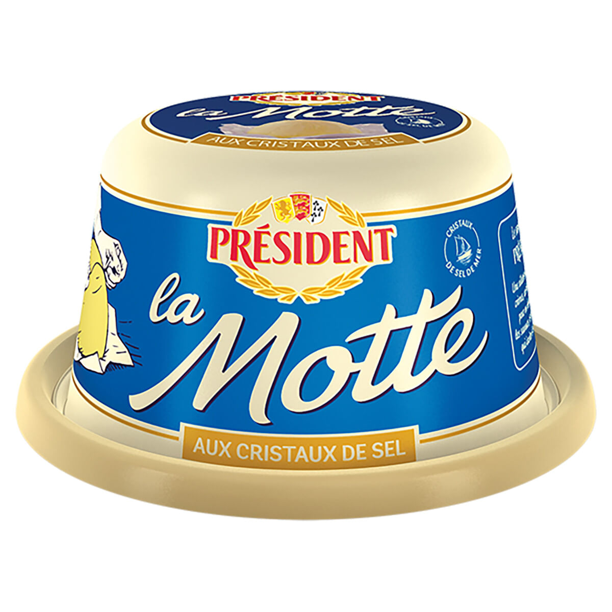 Manteiga President La Motte com Sal Pote 250g