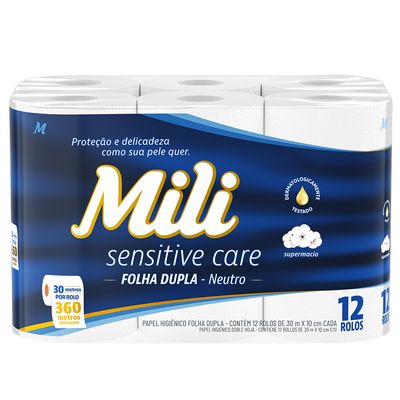 Papel Higiênico Mili Dual Folha Dupla Neutro Pacote com 12 Rolos Menor preço em Papel Higiênico Mili Dual Folha Dupla Neutro Pacote com 12 Rolos
