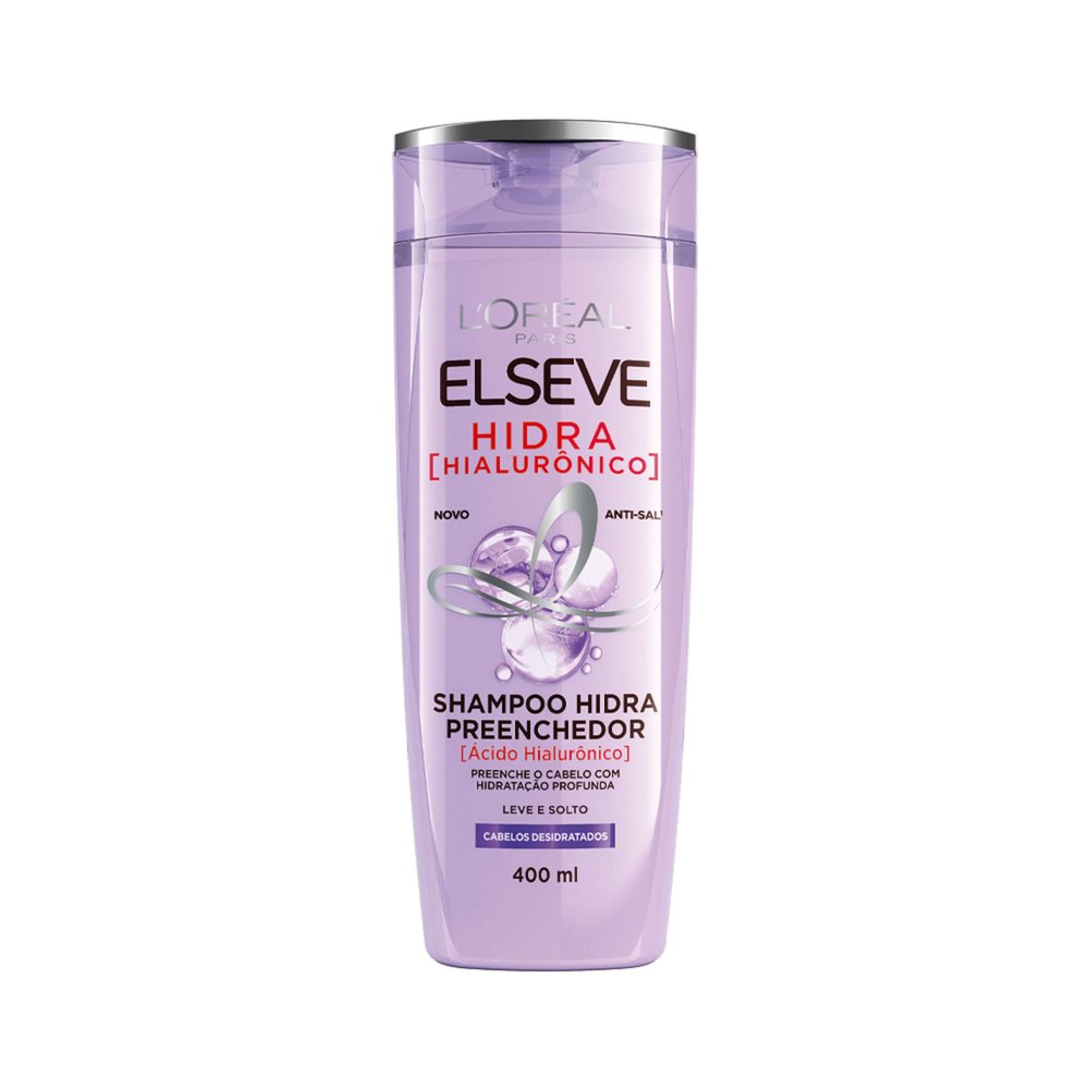 Shampoo Preenchedor Elseve Hidra Hialurônico 400ml