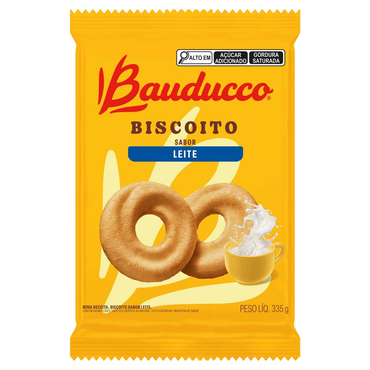 Biscoito Bauducco Leite 335g