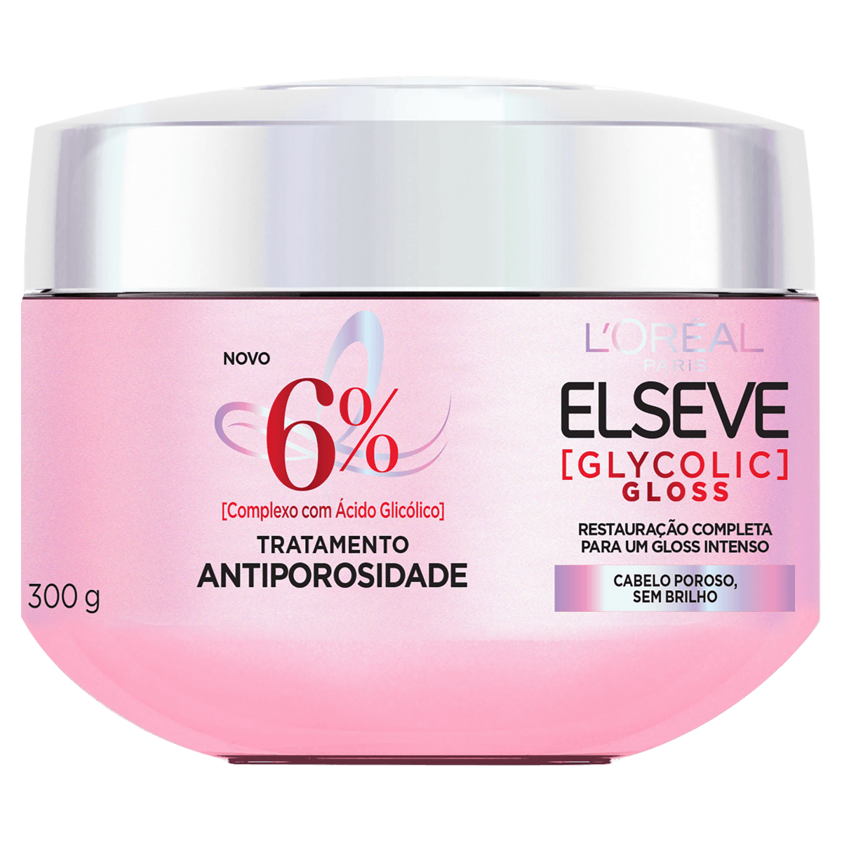 Tratamento Antiporosidade L'oréal Paris Elseve Glycolic Gloss Pote 300g