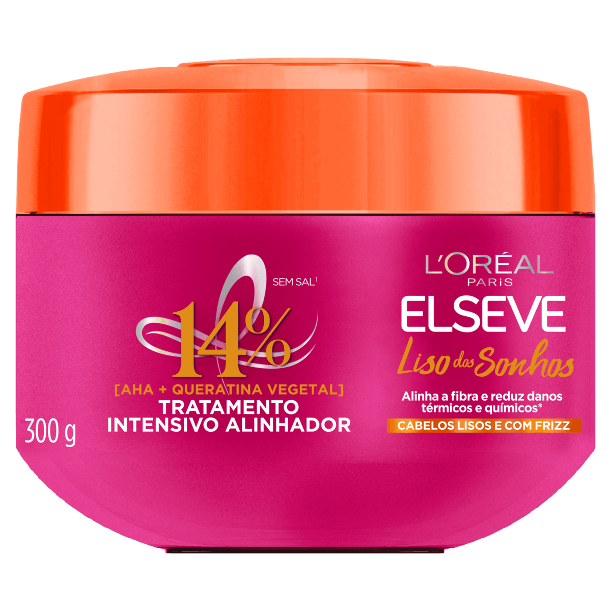 Tratamento Intensivo Alinhador L'oréal Paris Elseve Liso dos Sonhos Pote 300g