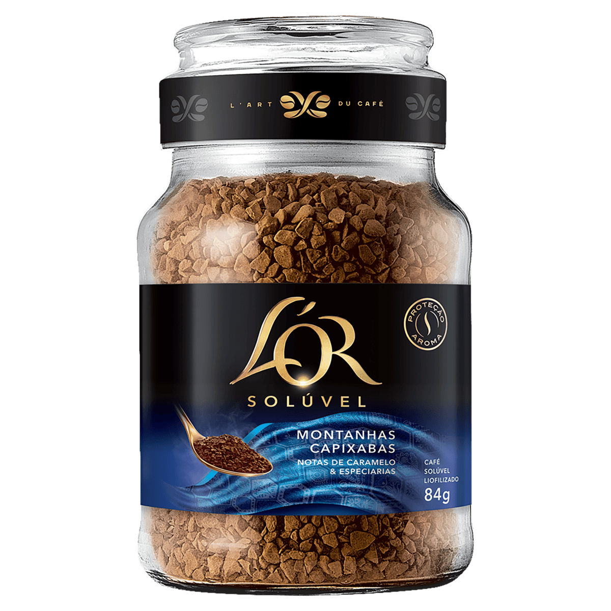 Café Solúvel Liofilizado Montanhas Capixabas L'or Vidro 84g