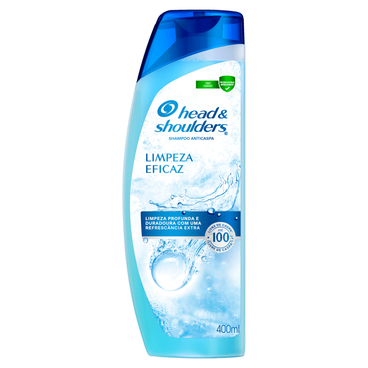 Shampoo Anticaspa Head & Shoulders Limpeza Eficaz Frasco 400ml
