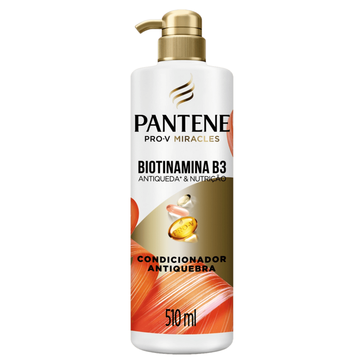 Condicionador Antiquebra Pantene Biotinamina B3 Antiqueda & Nutrição Frasco 510ml Pump