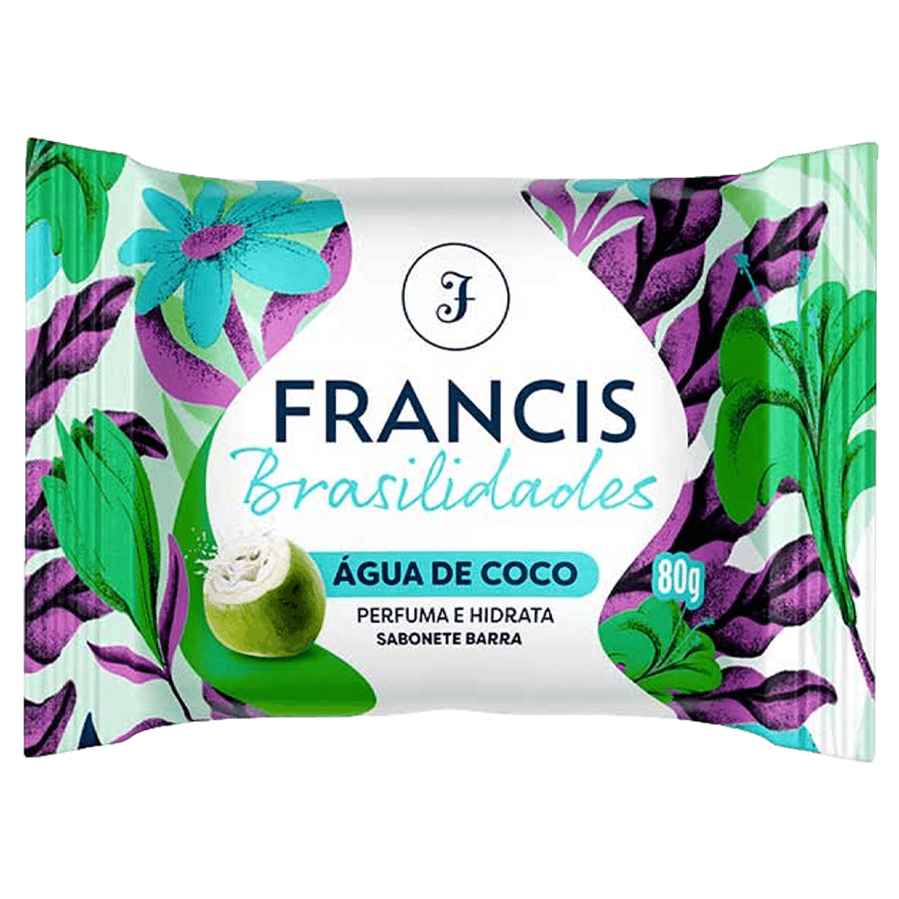 Sabonete Francis Brasilidades Água de Coco Peça 80g