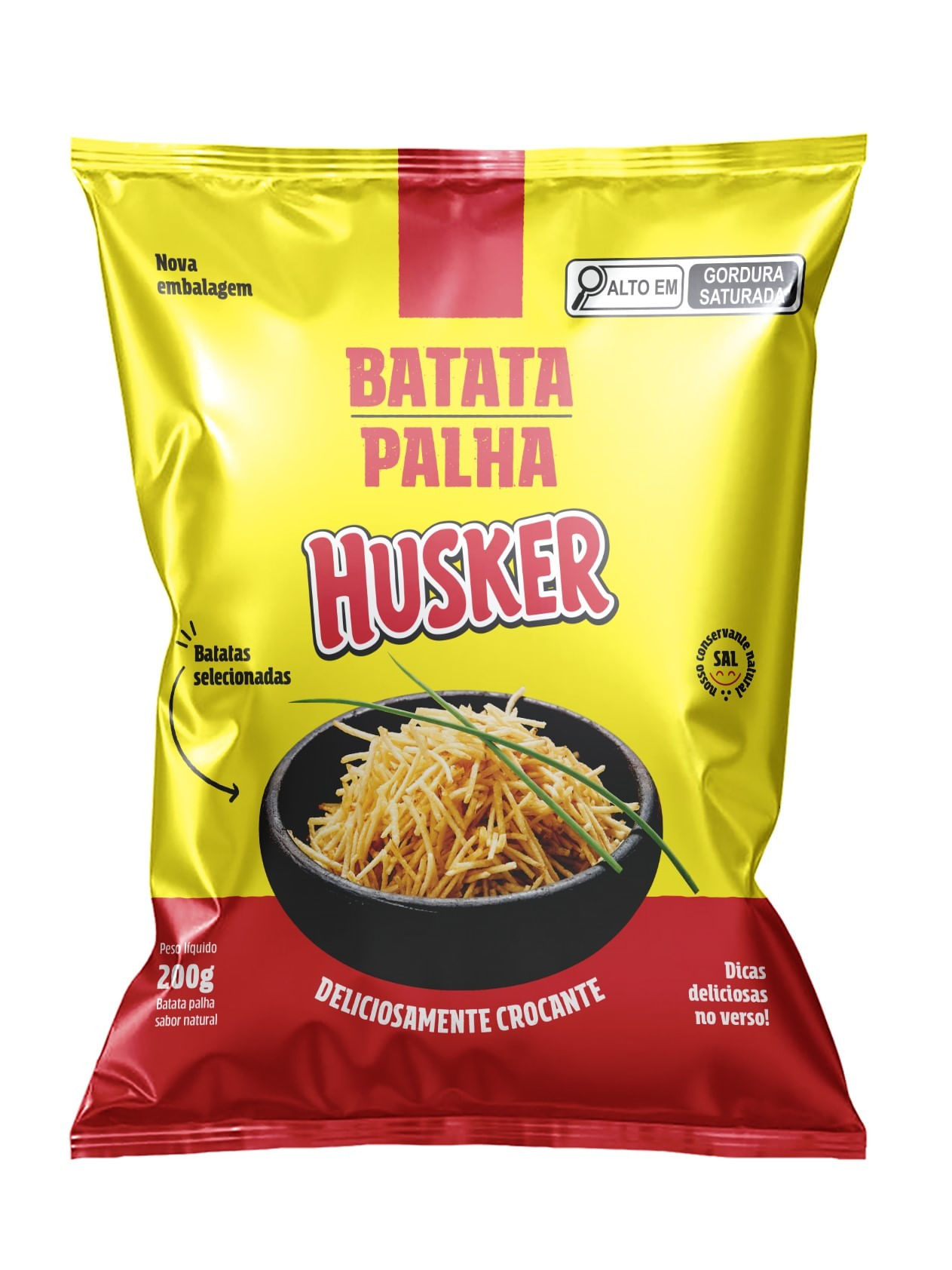 Batata Husker Palha Tradicional 200g