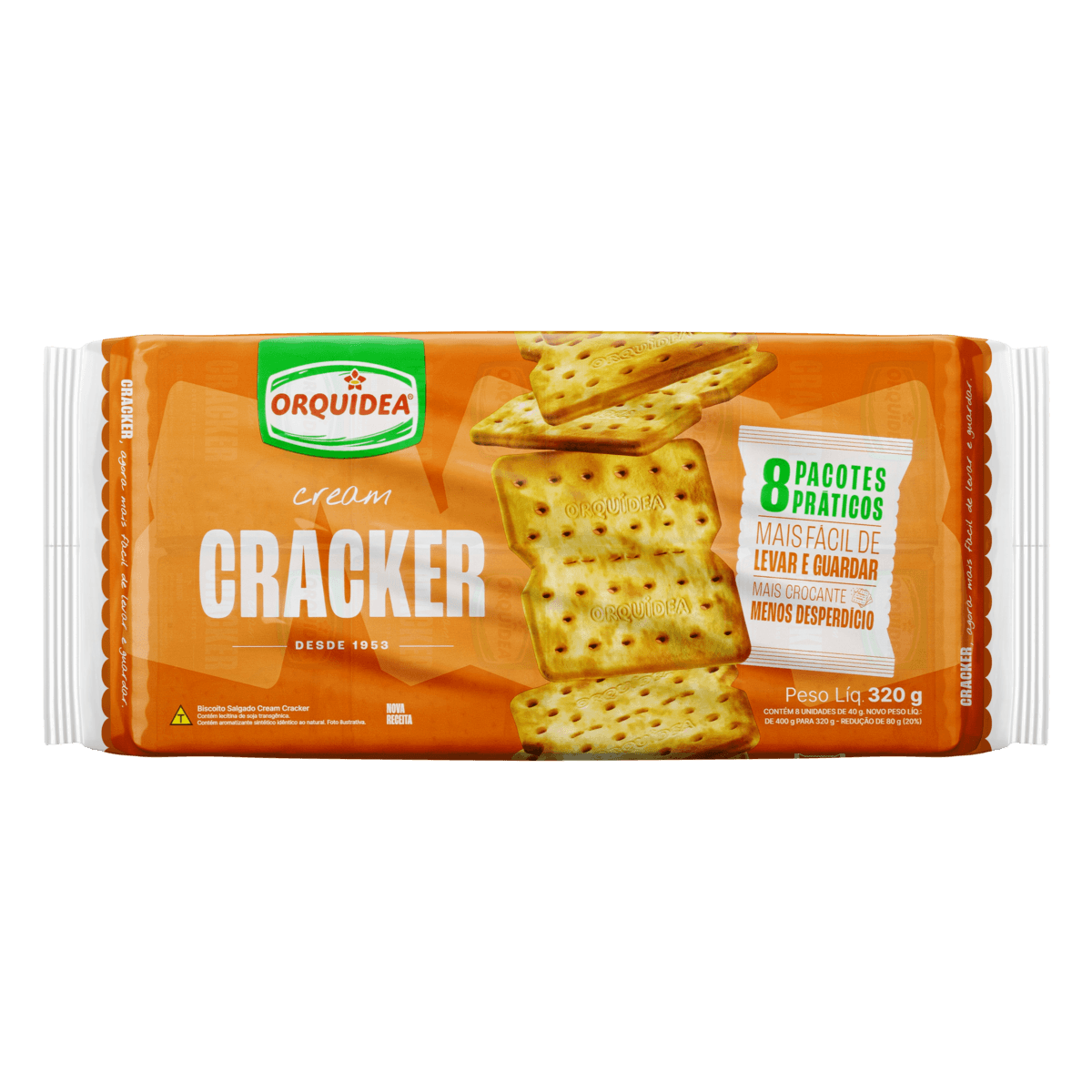 Biscoito Orquídea Cream Creacker 320g