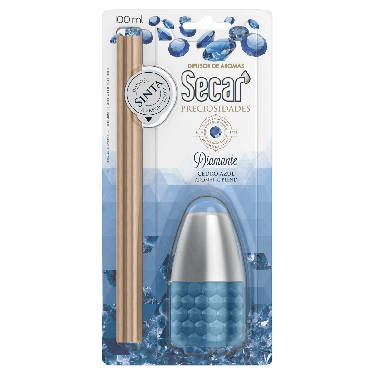 Difusor Azul Preciosidade Secar 100ml